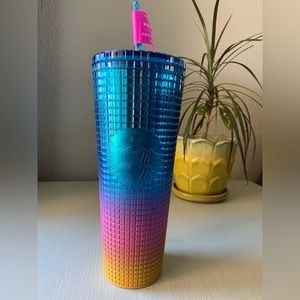 NEW 2023 LE Starbucks X Tim Singleton Pride Grid Gradient Ombre Tumbler